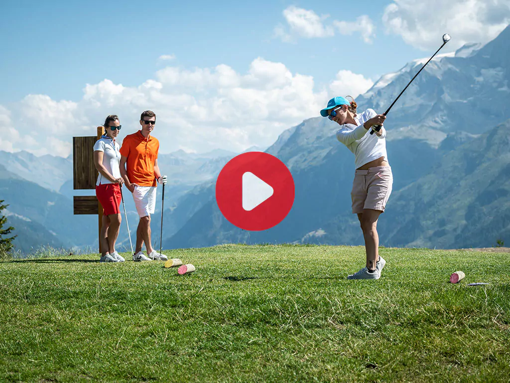 trou 1 Golf La Rosière